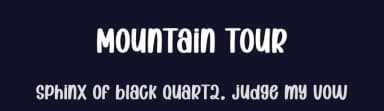 Mountain Tour by Scratchones — Script Handwritten Font — thumbnail 2