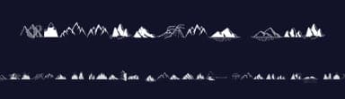 Mountains Set by lolisfresh — Dingbats Font — thumbnail 2