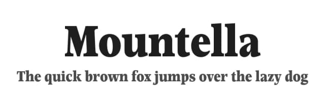 Mountella by Kereatype Studio — Serif Font