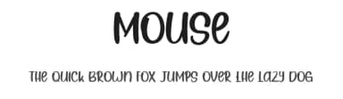 Mouse by Etik Fatimah — Script Handwritten Font — thumbnail 1