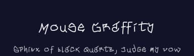 Mouse Graffity by Manfred Klein — Script Handwritten Font — thumbnail 2