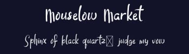 Mouselow Market by Chamdan Chakim — Script Handwritten Font — thumbnail 2