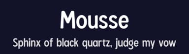 Mousse by APlaπi — Sans Serif Font — thumbnail 2