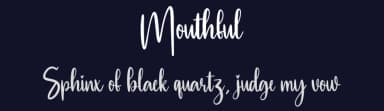 Mouthful by Scratchones — Script Handwritten Font — thumbnail 2