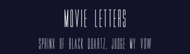 Movie Letters by Bou Fonts — Sans Serif Font — thumbnail 2