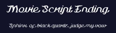 Movie Script Ending by weknow — Script Handwritten Font — thumbnail 2