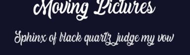 Moving Pictures by Billy Argel Fonts ® — Script Handwritten Font — thumbnail 2