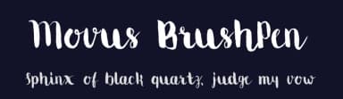 Movus BrushPen by Movus Munay — Script Handwritten Font — thumbnail 2