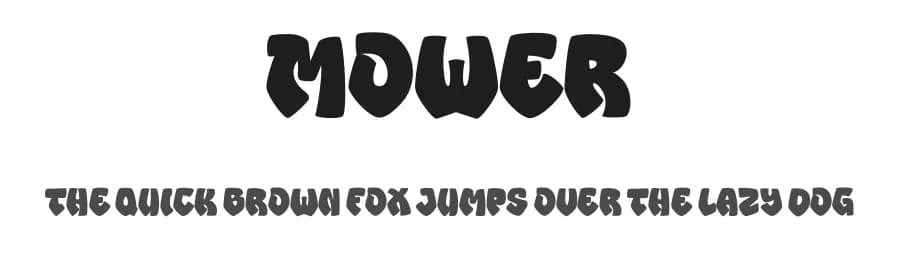 Mower by twinletter — Script Handwritten Font