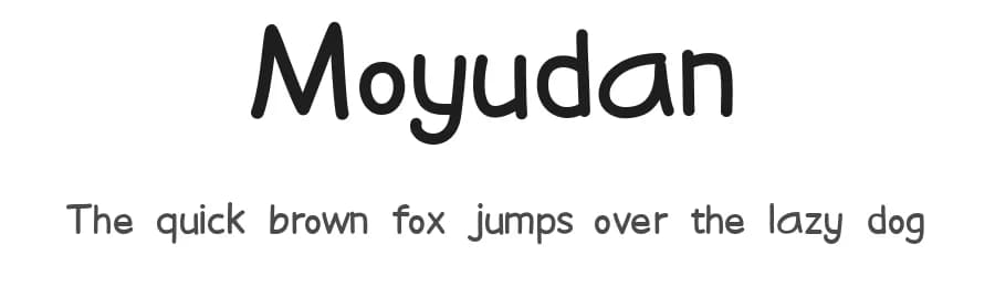 Moyudan by Bearytype — Script Handwritten Font