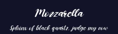 Mozzarella by Kong Font — Script Handwritten Font — thumbnail 2