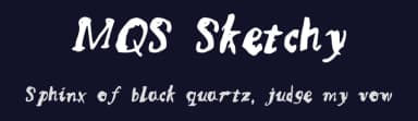 MQS Sketchy by Issy S — Script Handwritten Font — thumbnail 2