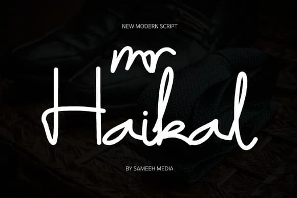 Mr Haikal Font by Graphicfresh — Script Handwritten Font