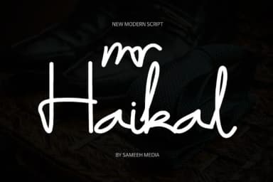 Mr Haikal Font by Graphicfresh — Script Handwritten Font — thumbnail 1