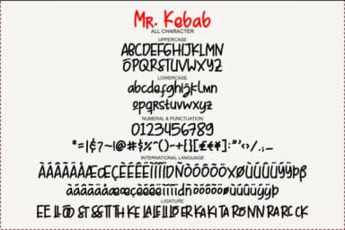 Mr. Kebab Font by Omotu — Script Handwritten Font — thumbnail 7