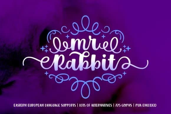 Mr. Rabbit Font by Creative Fabrica Fonts — Script Handwritten Font