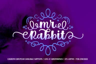 Mr. Rabbit Font by Creative Fabrica Fonts — Script Handwritten Font — thumbnail 1
