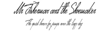Mr Fisherman and the Shoemaker by Maelle.K | Thomas Boucherie — Script Handwritten Font — thumbnail 1