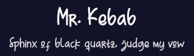Mr. Kebab by Omotu Studio — Script Handwritten Font — thumbnail 2