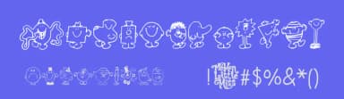 Mr Men by KiddieFonts — Dingbats Font — thumbnail 3