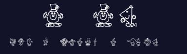 Mr Men by Pearlygates — Dingbats Font — thumbnail 2
