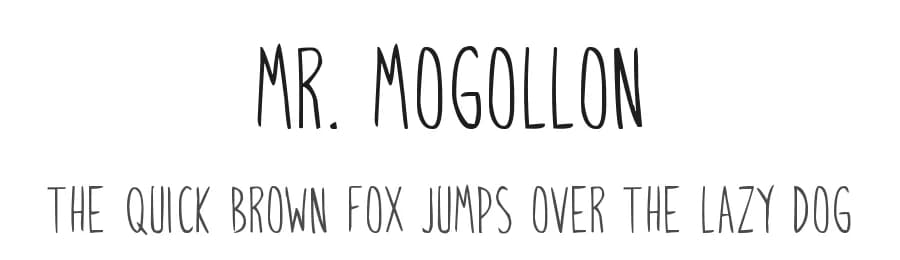 Mr. Mogollon by Omar Mogollón-Alagunna — Script Handwritten Font — preview 1