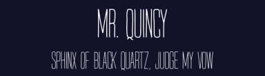 Mr. Quincy by Will Burtin — Script Handwritten Font — thumbnail 2