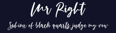 Mr Right by FallenGraphic Studio — Script Handwritten Font — thumbnail 2
