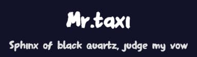 Mr.taxi by Type Graphy — Script Handwritten Font — thumbnail 2