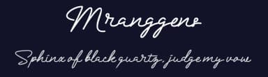 Mranggens by selawetype — Script Handwritten Font — thumbnail 2