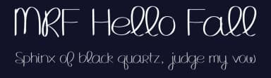 MRF Hello Fall by Sabrina Schleiger — Script Handwritten Font — thumbnail 2