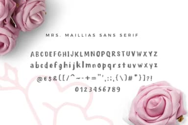Mrs Maillias Duo Font by duka — Script Handwritten Font — thumbnail 5