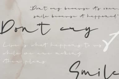 Mrs. Santhi Font by Abodaniel — Script Handwritten Font — thumbnail 8