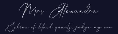 Mrs Alexandra by RantautypeStudio — Script Handwritten Font — thumbnail 2