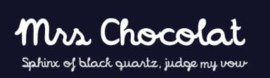 Mrs Chocolat by Paula Arranz — Script Handwritten Font — thumbnail 2