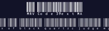 MRV Code39extMA by Customer Support — Dingbats Font — thumbnail 2