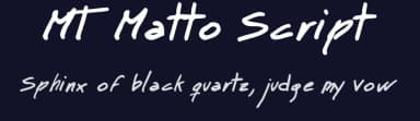 MT Matto Script by tiposGráficos — Script Handwritten Font — thumbnail 2