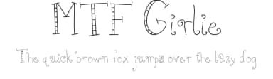 MTF Girlie by Miss Tiina Fonts - MTF — Script Handwritten Font — thumbnail 1