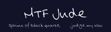 MTF Jude by Miss Tiina Fonts - MTF — Script Handwritten Font — thumbnail 2