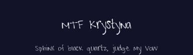 MTF Krystyna by Miss Tiina Fonts - MTF — Script Handwritten Font — thumbnail 2