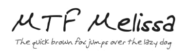 MTF Melissa by Miss Tiina Fonts - MTF — Script Handwritten Font — thumbnail 1