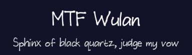 MTF Wulan by Miss Tiina Fonts - MTF — Script Handwritten Font — thumbnail 2