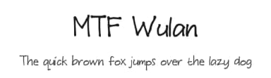 MTF Wulan by Miss Tiina Fonts - MTF — Script Handwritten Font — thumbnail 1