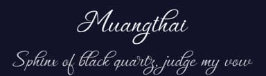 Muangthai by Utopia 19 — Script Handwritten Font — thumbnail 2
