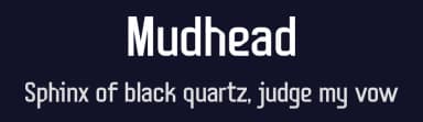 Mudhead by Headfonts — Sans Serif Font — thumbnail 2