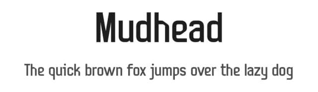 Mudhead by Headfonts — Sans Serif Font