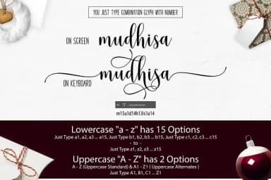 Mudhisa Font by barland — Script Handwritten Font — thumbnail 2