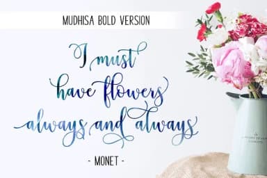 Mudhisa Font by barland — Script Handwritten Font — thumbnail 8