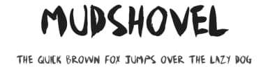 Mudshovel by Spork Thug Typography — Script Handwritten Font — thumbnail 1