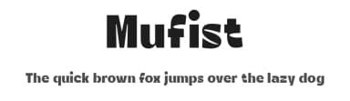 Mufist by Fitrah Type — Sans Serif Font — thumbnail 1